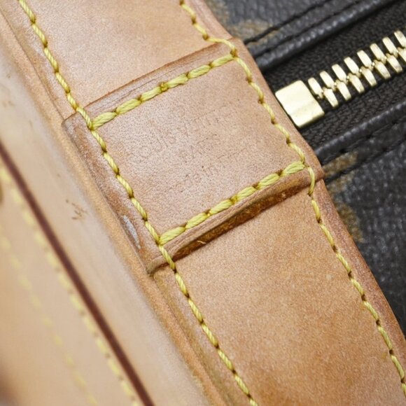 LOUIS VUITTON Alma BB 2Way Hand Bag Monogram Leather Brown Gold M53152 57EF638 - Picture 4 of 15